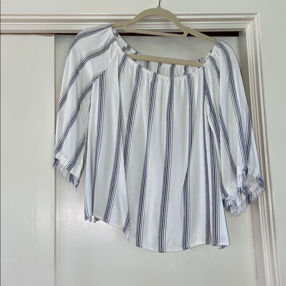 Honey belle off the shoulder top